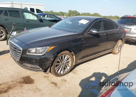 2017 Genesis G80 3.8 из США, поврежденный, VIN KMHGN4JE5HU193764